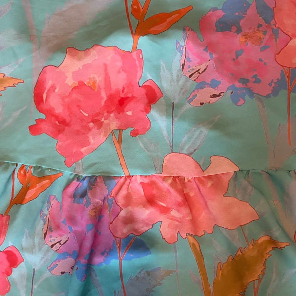 Everly Multicolor Abstract Top - Picture 12 of 12